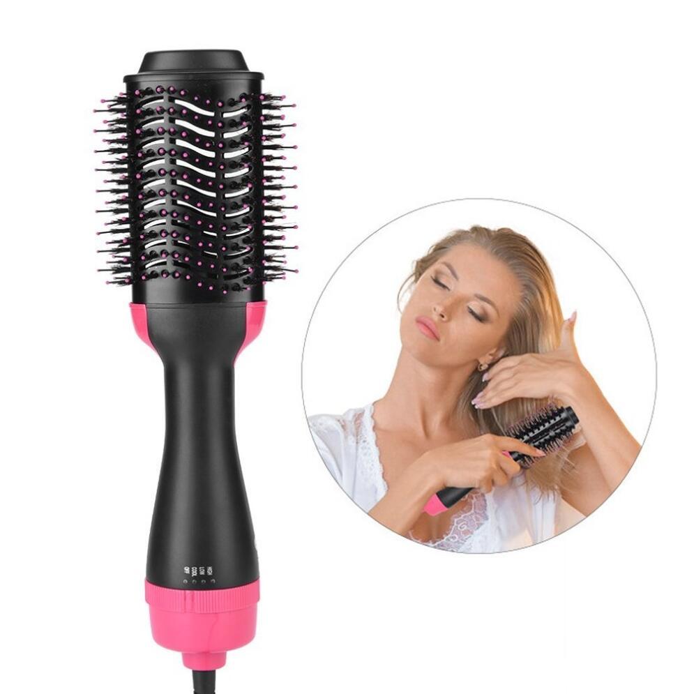 Multifunctional Electric Hair Dryer Comb | Hair Styling Tool: Straightens and Curls | Electric Hair Dryer Comb with Styling Function | Ceramic Coated Hair Dryer and Styler | Versatile Hair Styling Comb: Straightening and Curling