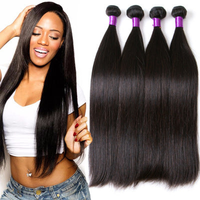 Natural Color Straight Hair